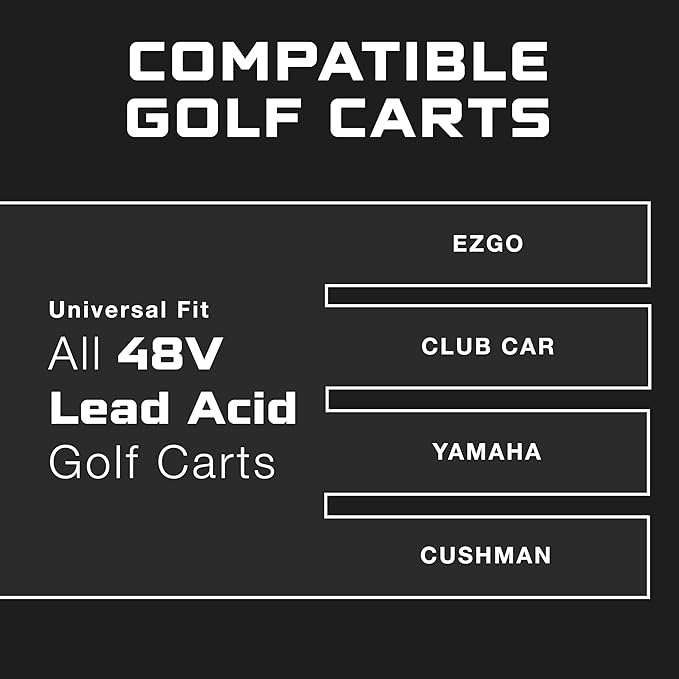 FORM 48 Volt Onboard Golf Cart Battery Charger - 48V 15AMP Lead Acid Battery Charger