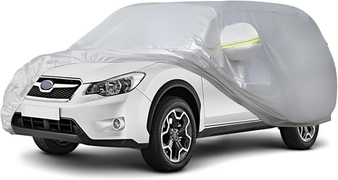 Favoto SUV Car Cover Waterproof - Compatible with Subaru Outback (1999-2024) All Weather for Automobiles Outdoor Snow Sun Dust UV Protection Full Exterior Cover