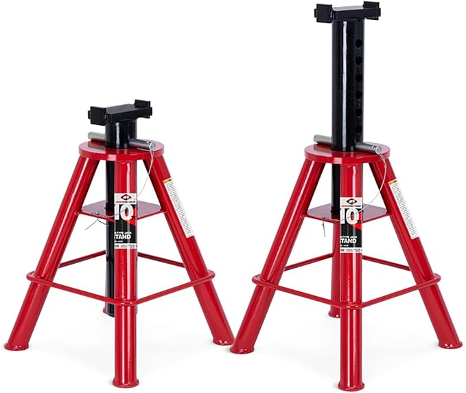 AFF 10 Ton Jack Stand Set - Heavy Duty Jack Stands for Trucks & Equipment - (Available in 2 Heights)