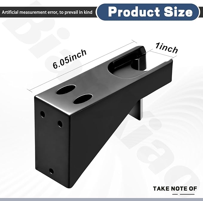 Wall Mount for 18V Fuel String Trimmer 2825-20 - Heavy-Duty Black Wall Mounting Bracket, String Trimmer Holder Storage Hook Fits Handle Diameter 1" - Save Space