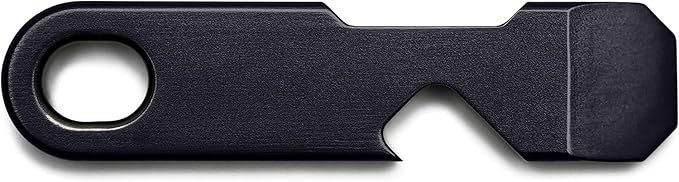 QuickPry Mini Pry Bar Everyday Carry Pry Bar Tool, For Camping, Cleaning, And Simple Everyday Tasks, Keychain Carry Tool Black