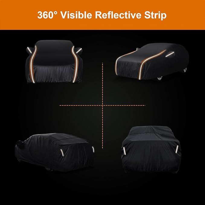 8 Layers Car Cover Custom Fit Lexus NX 250 300 350 400 450, Nissan Rogue 2008-2026, Mazda CX-50, Waterproof All Weather for Automobiles, Outdoor Full SUV Car Cover Rain Sun UV Protection