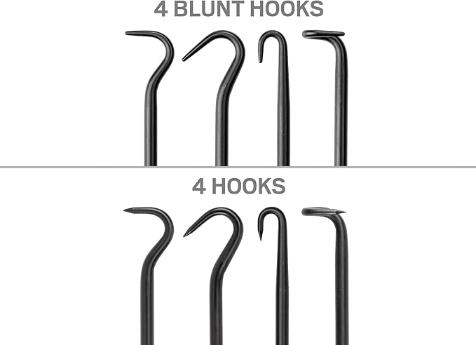 TEKTON Pick, Hook, and Mini Pry Bar Set (25-Piece) | LVR10005 | Made in USA