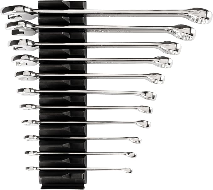 TEKTON Combination Wrench Set with Modular Organizers, 11-Piece (1/4-3/4 in.) | WCB95101