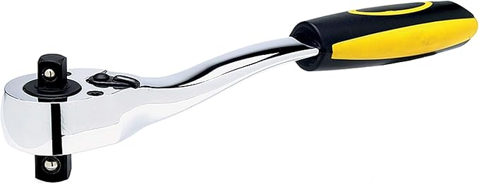 Titan 12053 3/8-Inch and 1/2-Inch Dual Drive x 8-Inch 72-Tooth Dual Head Offset Ratchet