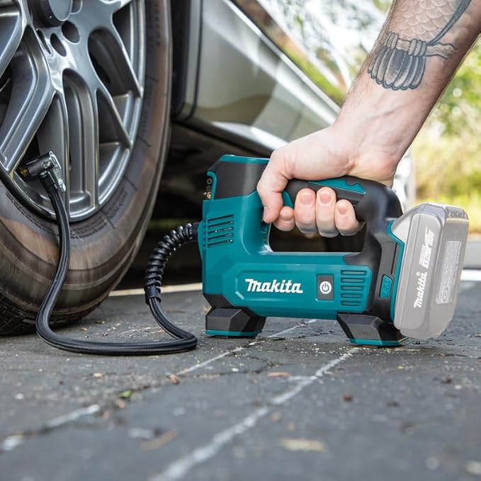 Makita DMP180Z 18V Li-ion LXT Inflator - Batteries and Charger Not Included, Blue/Silver, M