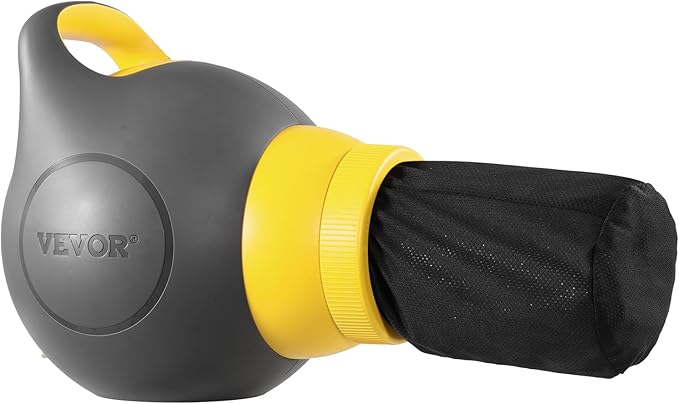VEVOR Foam Machine, 115 W Party Foam Cannon, Portable Foam Maker with a Tripod Stand, Powerful Foam Party Machine, for Backyard, Pool, Outdoor Events, Birthdays, Celebrations and Party, Grey & Yellow