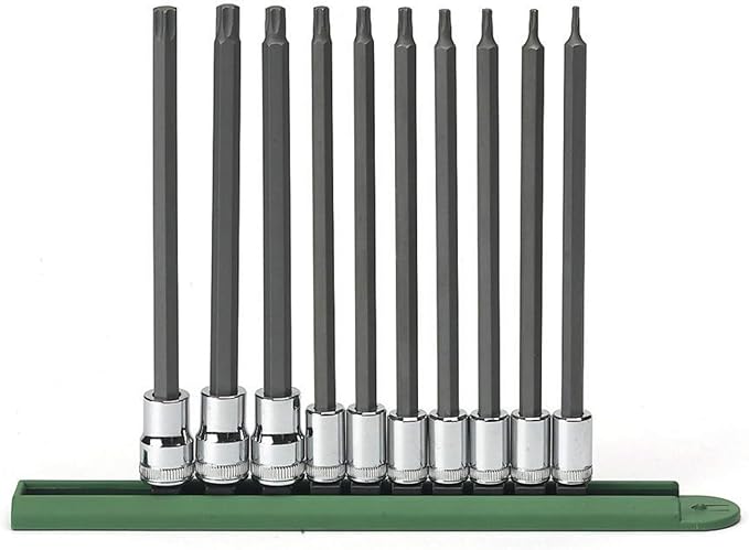 GEARWRENCH 10 Pc. 1/4" & 3/8" Drive Long Torx Bit Socket Set - 80588