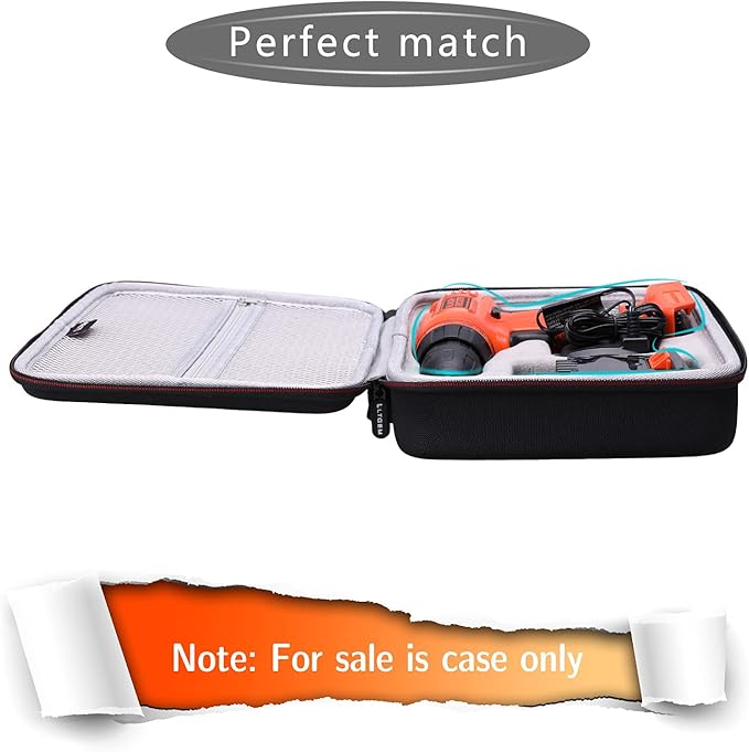 LTGEM EVA Hard Case for DECKER 20V MAX Cordless Drill (LDX120C/LD120VA) and Accessories - Protective Carrying Storage Bag (Sale Case Only)