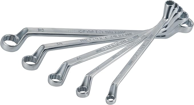 CRAFTSMAN Offset Box End Wrench Set, SAE, 5 Piece (CMMT44349)