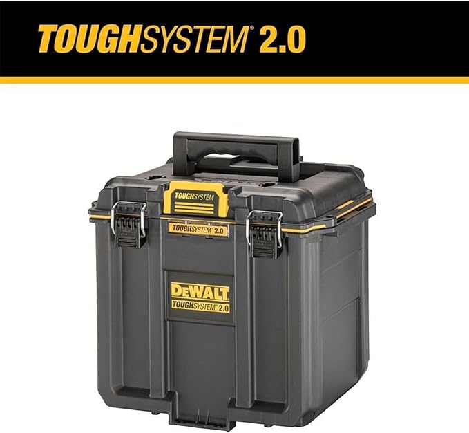 DEWALT TOUGHSYSTEM 2.0 Compact and Durable Deep Toolbox with Removable Dividers (DWST08035)