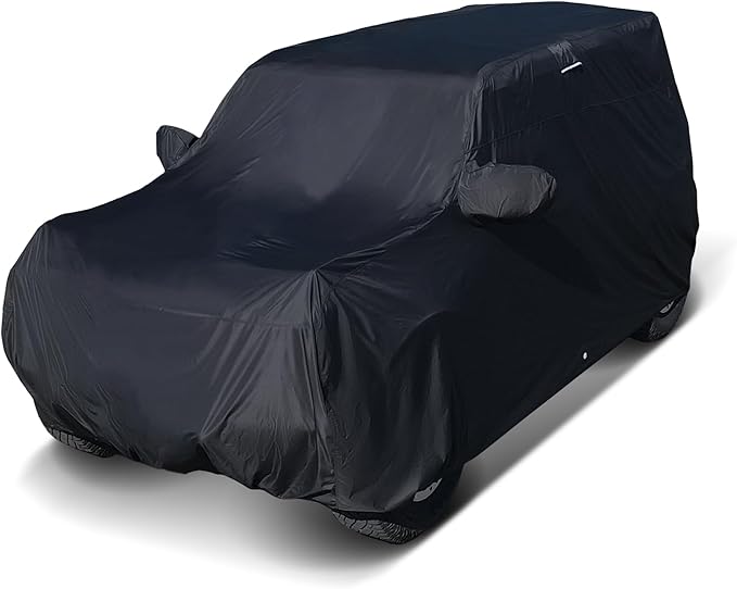iCarCover Premium Custom SUV Cover for 2021-2025 Mercedes-Benz Maybach GLS Heavy Duty Waterproof All Weather Rain Snow Sun Protector Custom Full Exterior Indoor Outdoor Protection Car Cover (Black)