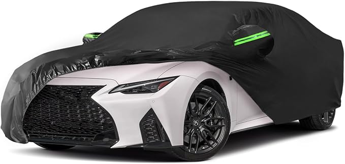 Proadsy Car Cover Custom Fit for 2014-2025 2026 is IS200 250 300 350, Waterproof All Weather for Automobiles, Full Exterior Cover Rain Snow Sun Protector Indoor Outdoor Car Cover