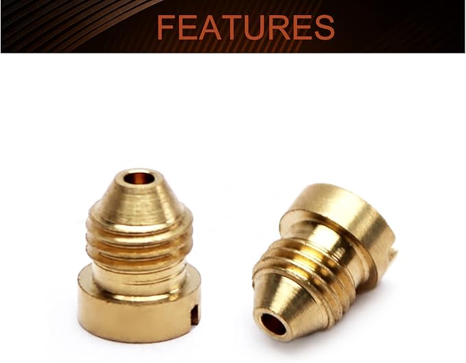 MroMax 1Pcs 1.1mm Foam Orifice Nozzle Tip, Brass Universal Thread Tips for Snow Foam Lance
