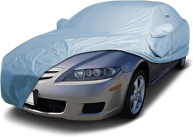 iCarCover Premium Car Cover for 2003-2008 Mazda Mazda6 Sedan, Liftback 5-Door Heavy Duty Waterproof All-Weather Automobiles Custom Fit Indoor Outdoor UV Snow Protection Covers with Straps and Bag