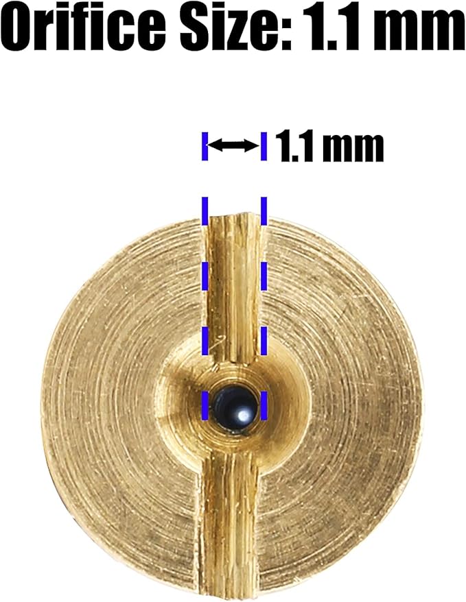 RIDGE WASHER 1.1 mm Foam Cannon Orifice Nozzle, Universal Thread Tips for Snow Foam Lance, 2 Pack