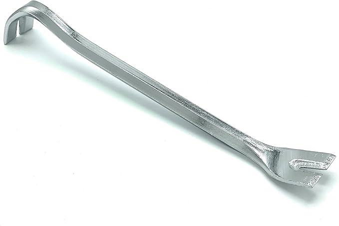 CCA Jimmy bar Tack lifter Pry bar tool for lifting gripper rods and floor trims. Mini crow bar claw tool, double ended nail remover