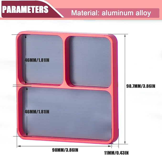 Magnetic Electronic Repair Screws and Parts Organizer Parts Tray Small Parts and Screws Holder for Organization Magnet Tool Tray Parts Holder for Screws, Sockets, Bolts, Pins, RC Car Boat Plane Phones