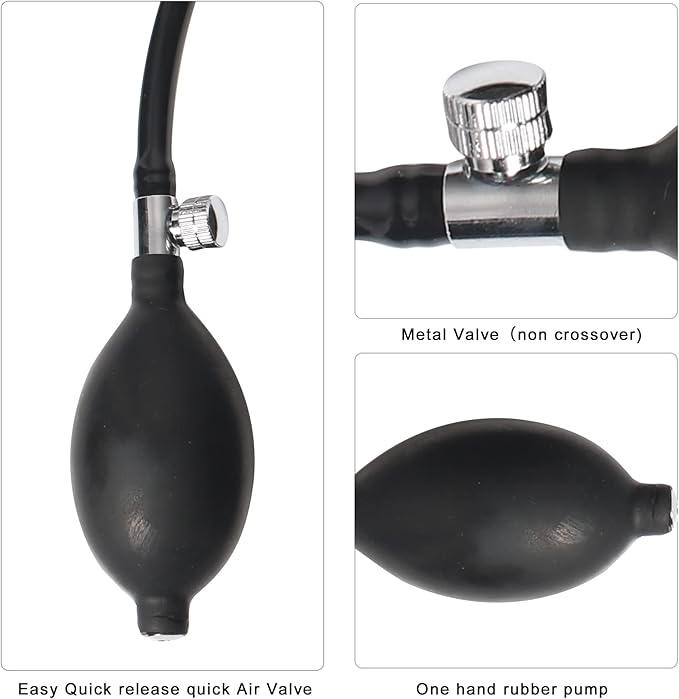 Air Wedge Bag 2pcs, Inflatable Air Shim with Pry Bars, Commercial Grade Air Wedge Pump Kit