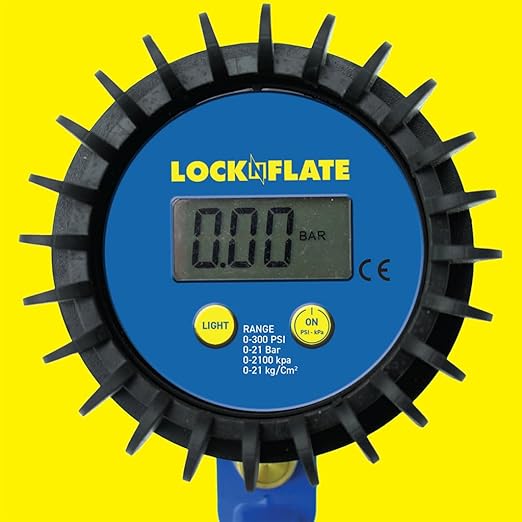 LockNFlate Tire Inflator/Deflator with Digital Gauge