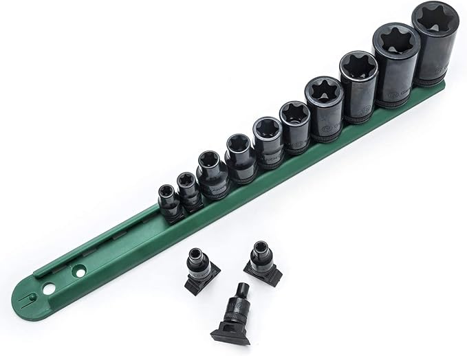 GEARWRENCH 13 Pc. 1/4", 3/8" & 1/2" Drive External Torx Socket Set - 80583