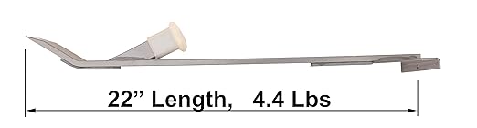 Professional Heavy Duty Pull Bar and Pry Bar for Laminate Wood Flooring Installation, 22" Length, 4.4 Lbs