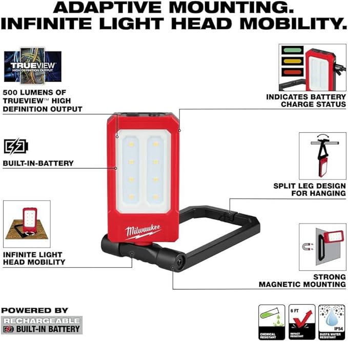 Milwaukee Electric - Low-Profile Magnetic Task Light
