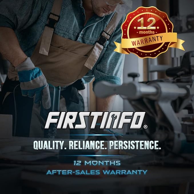 FIRSTINFO F3222ND Taiwan 1/2-Inch Drive Locking & Flexible Extendable Ratchet Wrench Reversible,Soft-Grip with 72-Tooth Geared Action (Length: 13.8-19.3 Inches)