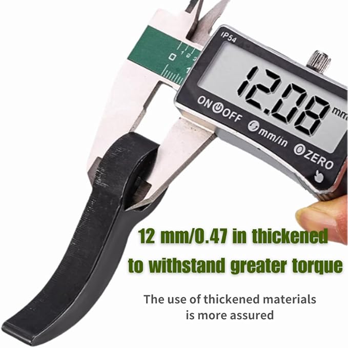 Pry Bar Wrench Adaptor Head, Crowbar Adapter Head Tool, Half Shaft Removal Car Repairing Tools 3/8" Drive, Wrecking Bar Pry Bar Wrench Head, Ultra Compact Size for Tight Space