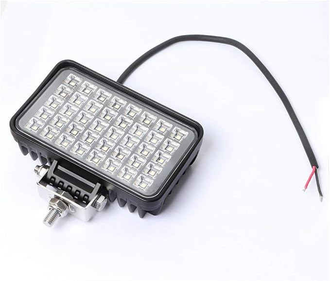 EXZEIT 6 Inch Led Work Light for Truck Tractor, 80W 6800Lumens Flood Light Off Road Light for Tractor SUV ATV, 12/24V