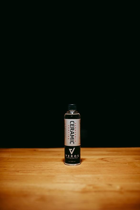 Veros Sprayable Ceramic Coating - One Year of Protection - Extremely Hydrophobic, Wipe on Wipe Off, Si02 Protection