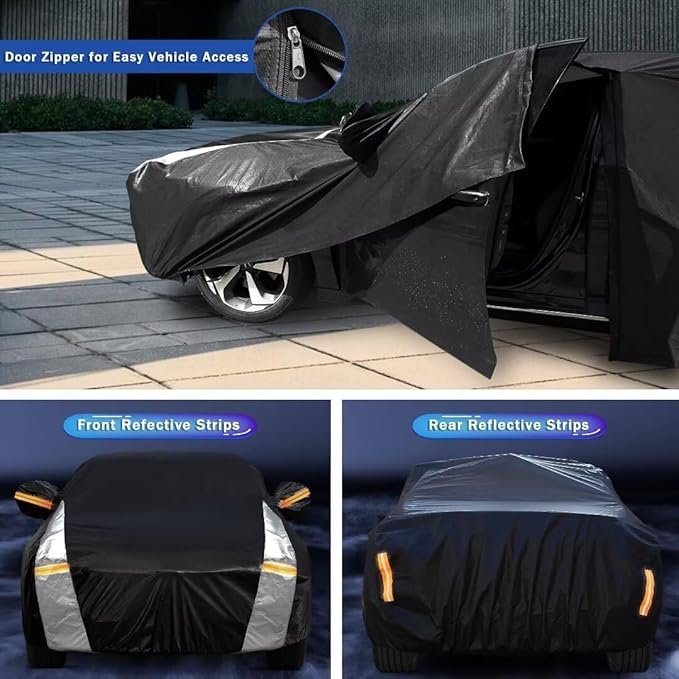 Sedan Car Cover for Buick Lucerne (2006-2011) All-Weather Outdoor Waterproof Rain Snow UV Sun Protector Full Exterior Weatherproof,Indoor Car Cover.