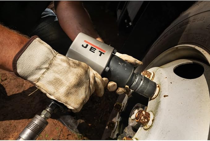 JET 1/2-Inch Aluminum Impact Wrench, 900 ft-lbs, 9000 RPM (Model JAT-104)