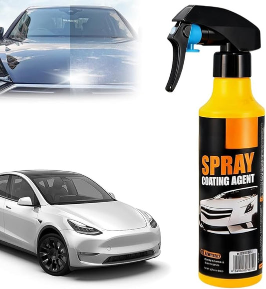 Ceramic Coating for Cars Polish,300ml Shine Car Wax Coating Spray,Easy to Spray Auto Paint Protection, Spray Wax Washes Car Paint Sealant (1PC)