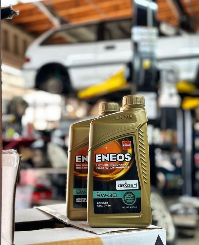 ENEOS 5W-30 Fully Synthetic Motor Oil, API SQ, dexos1 Gen3, 5 Qt