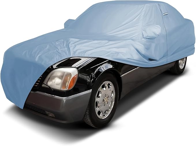 iCarCover Premium Car Cover for 1994-1997 Mercedes-Benz S-Class Coupe Heavy Duty Waterproof All-Weather Automobiles Custom Fit Indoor Outdoor UV Snow Protection Covers with Straps and Bag