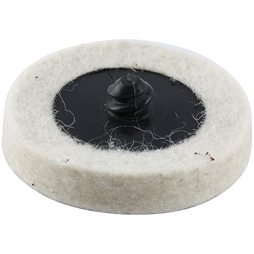 8MILELAKE Disc Buffing Polishing Wheel Pads 10pc fit for Roloc Style 2inches Polishing Wheel