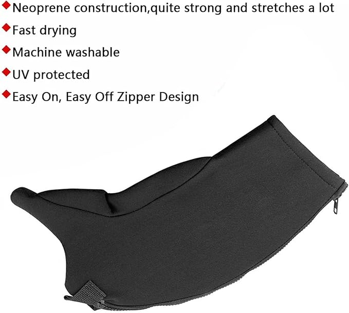 2 PCS Neoprene Cover for Hi-Lift and Other Farm Jacks - Protective Lift Jack Cover, Thick, Reliable, Waterproof