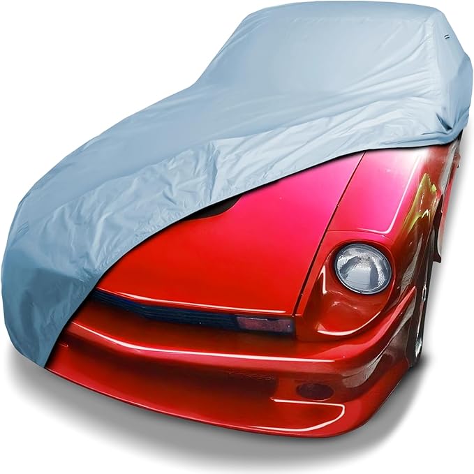 iCarCover Custom Car Cover Nissan 280ZX, Waterproof All-Weather Rain Snow UV Sun Protector Full Exterior Indoor Outdoor Car Cover with Strap (Year Fits 1979-1983)