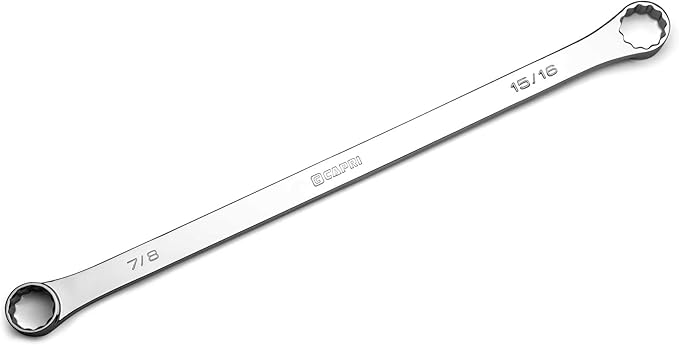 Capri Tools 0 Degree Offset Extra Long Box End Wrench, SAE (7/8 x 5/16"), CP11800-781516