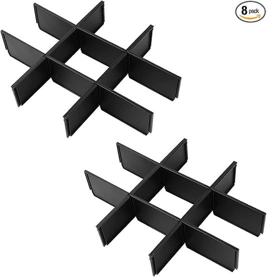 48-22-8473 Packout Dividers For Milwau-kee Packout 3 Drawer Dividers Tool Box (Black-2 Pack)