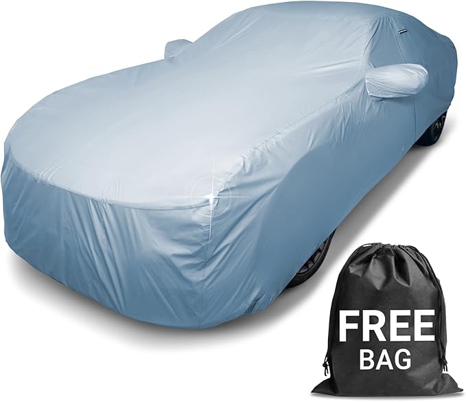 iCarCover Premium Car Cover for 1980-1992 Mercedes-Benz 230TE Wagon Heavy Duty Waterproof All-Weather Automobiles Custom Fit Indoor Outdoor UV Snow Protection Covers with Straps and Bag