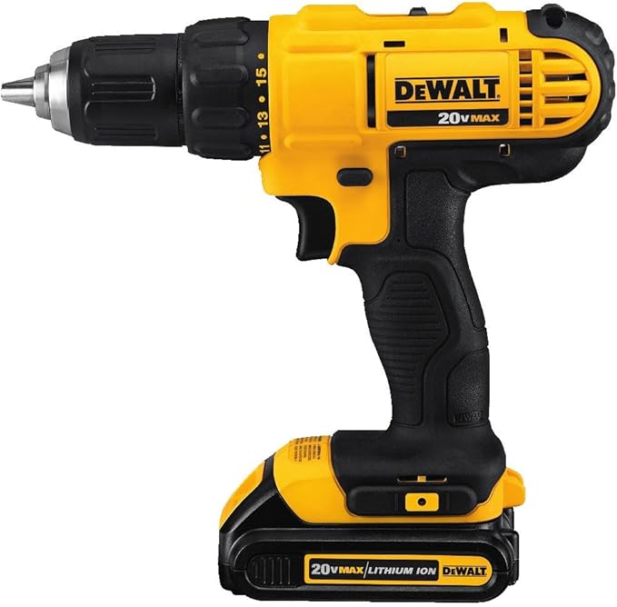 WORKPRO 322PCS Home Repair Tool Kit + DEWALT 20V Max Cordless Drill/Driver Kit (DCD771C2)