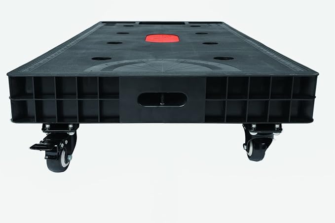 Disston Omni Plus 5 in 1 Workbench, Clamping Table, Scaffold, Dolly and Creeper All in one Work Table Orange/Black