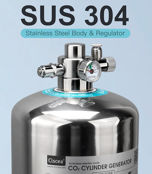 4L Aquarium CO2 Generator Complete kit with 600g +600g raw Materials,G802S