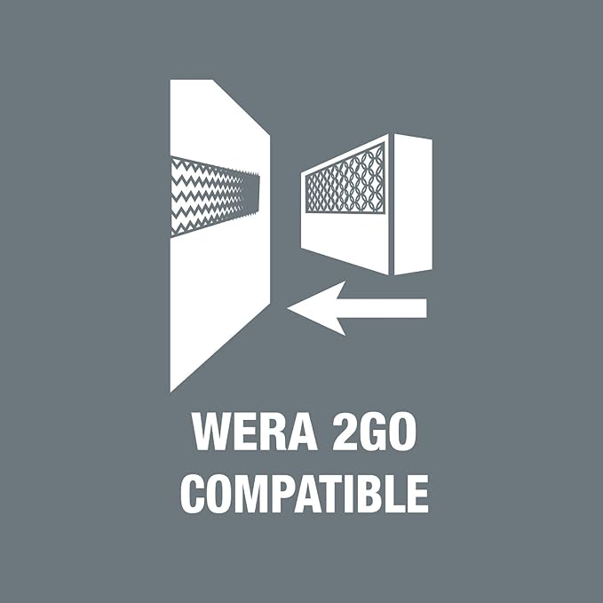 WERA 05003375001 8767 A TORX® HF 1 Zyklop bit Socket Set with Holding Function, 1/4" Drive, 4 Pieces