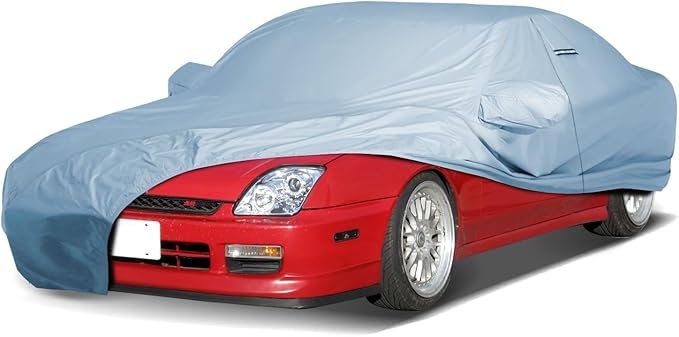 iCarCover Premium Car Cover for 1979-1982 Honda Prelude Heavy Duty Waterproof All Weather Automobiles Custom Fit Indoor Outdoor UV Snow Protection Covers with Straps and Bag