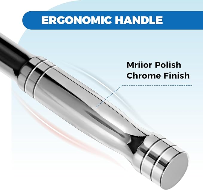1/2-Inch Drive Ratchet, Quick-Release Reversible Ratchet Wrench, 72-Tooth 1/2 Drive Ratchet Handle, Chrome Alloy Made, Cr-Mo Head,Full Polished