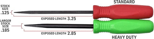 Mayhew Tools 31145GN Mini Heavy Duty Pry Bar, 5" Curved, Green - Heavy Duty