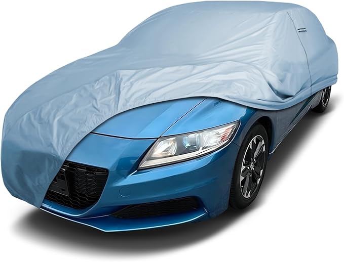 iCarCover Premium Car Cover for 2011-2016 Honda CR-Z Heavy Duty Waterproof All Weather Automobiles Custom Fit Indoor Outdoor UV Snow Protection Covers with Straps and Bag
